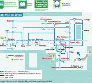 Kansai Wide Area Pass (5 jours)
